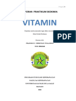 Download Laporan Praktikum Vitamin by Fransisco Polandos SN35392356 doc pdf