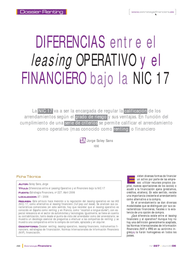 Leasing operativo pdf