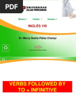 Verbs Followed Infinitive and Gerund Ambiental 7