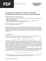 An Isospectral Problem For Global Conservative Multi-Peakon Solutions of The Camassa-Holm Equation