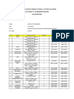 Electrical Workshop Report Steel Cutting Machine Project