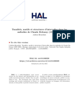 Tonalit Es, Motifs Et Structures D'intervalles Dans Les PDF