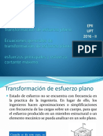 (9) TRANSFORMACIÓN DE ESFUERZO, ECUACIONES DE TRANSFORMACIÓN Y ESFUERZOS PRINCIPALES.pptx