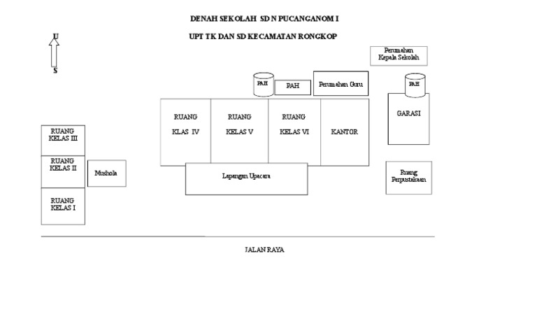 Denah Ruangan Sekolah Denah Ruangan