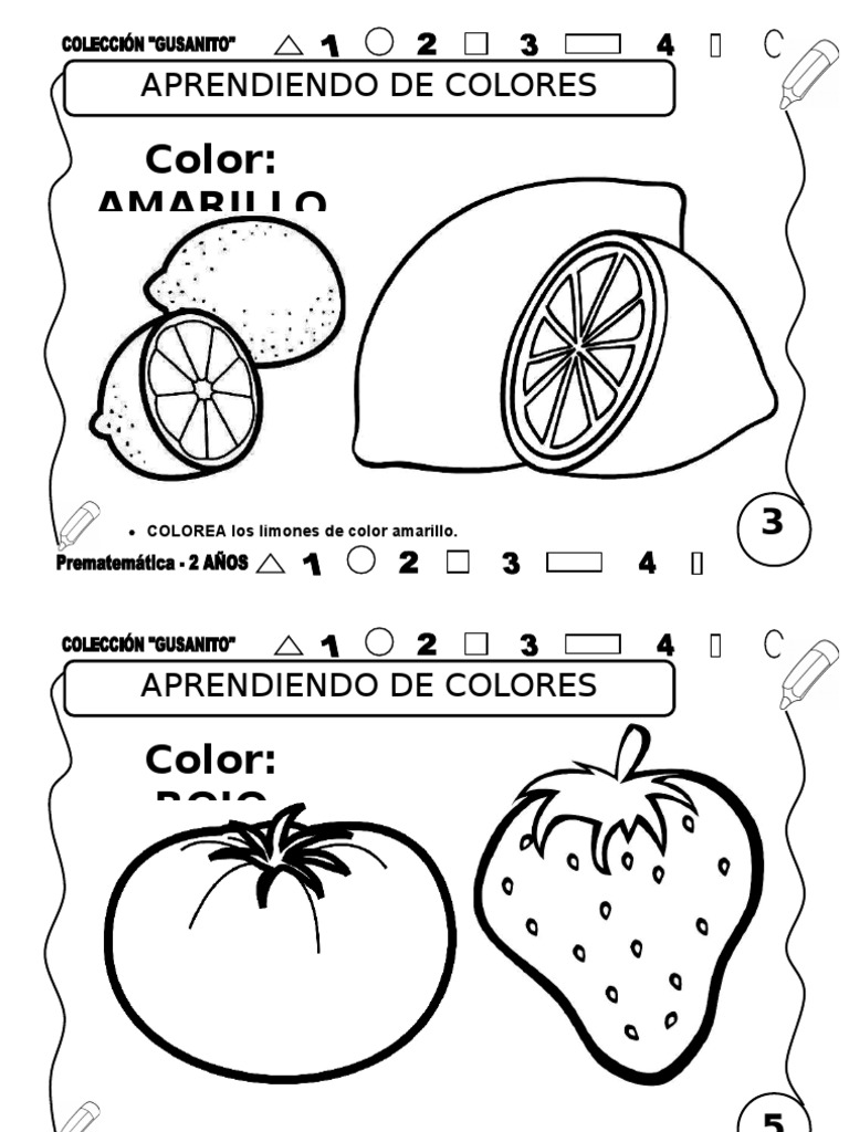 Actividades de Colores y Figuras para Niños | PDF | Color | Tecnicas ...
