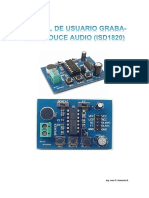 Manual Tarjeta Graba-Reproduce Audio (ISD1820)