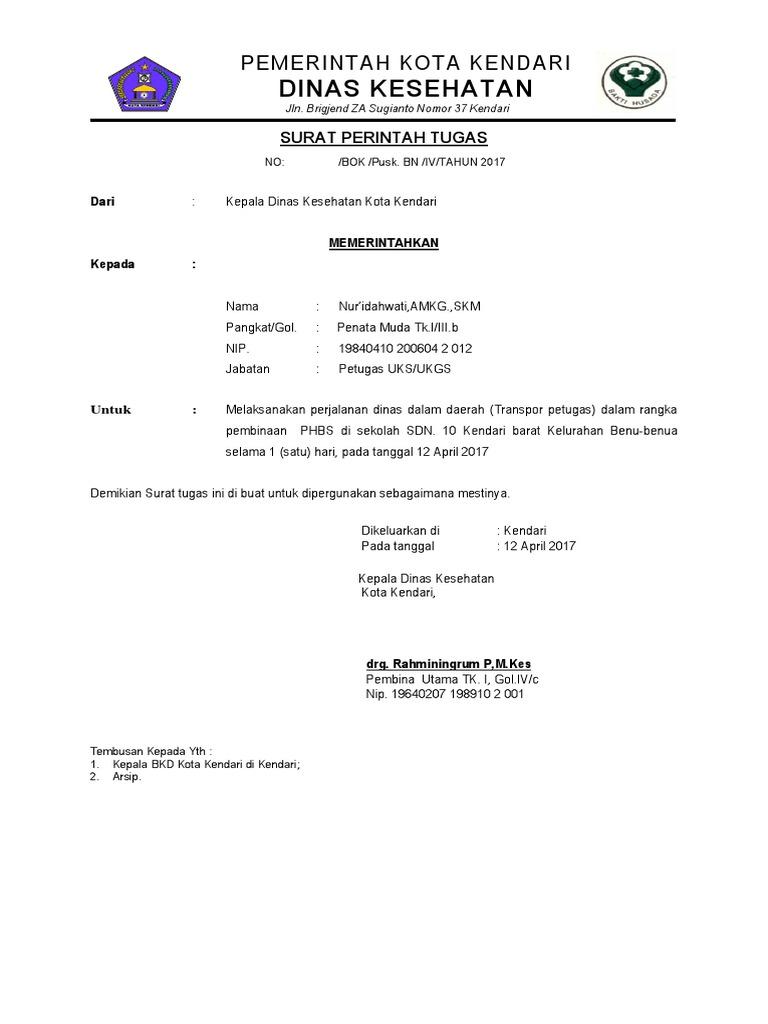 Surat Tugas 2