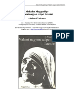 Muggeridge - Valami - Nagyon - Szepet - Istenert - (A Kalkuttai Teréz Anya) PDF