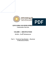 Expo Dubai 2020 Construction Specs Vol 2 Electrical & Mechanical