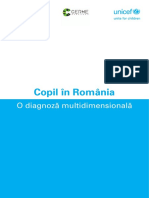 Copil in Romania O Diagnoza Multidimensionala 2012 PDF