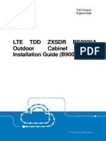 LTE TDD ZXSDR BS8900A Outdoor Cabinet Quick Installation Guide (B900) - R1.3 (2015-09)