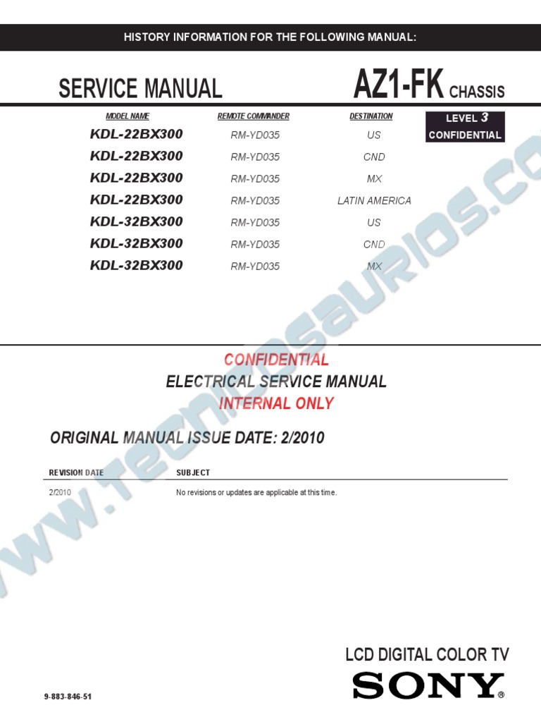 KDL-22BX300_KDL-32BX300_Chassis_AZ1-FK_Televisor_LCD_Manual_de_servicio.pdf  | Field Effect Transistor | Transistor