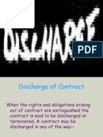 Discharge of Contract