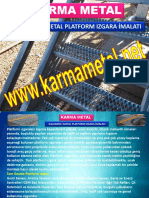 KARMA METAL Platform Metal Izgara Ve Paslanmaz Izgaralari Daldırma Galvanizli Izgaralar