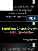 Sustaining Church Growth For The Next Generation May 28,2017