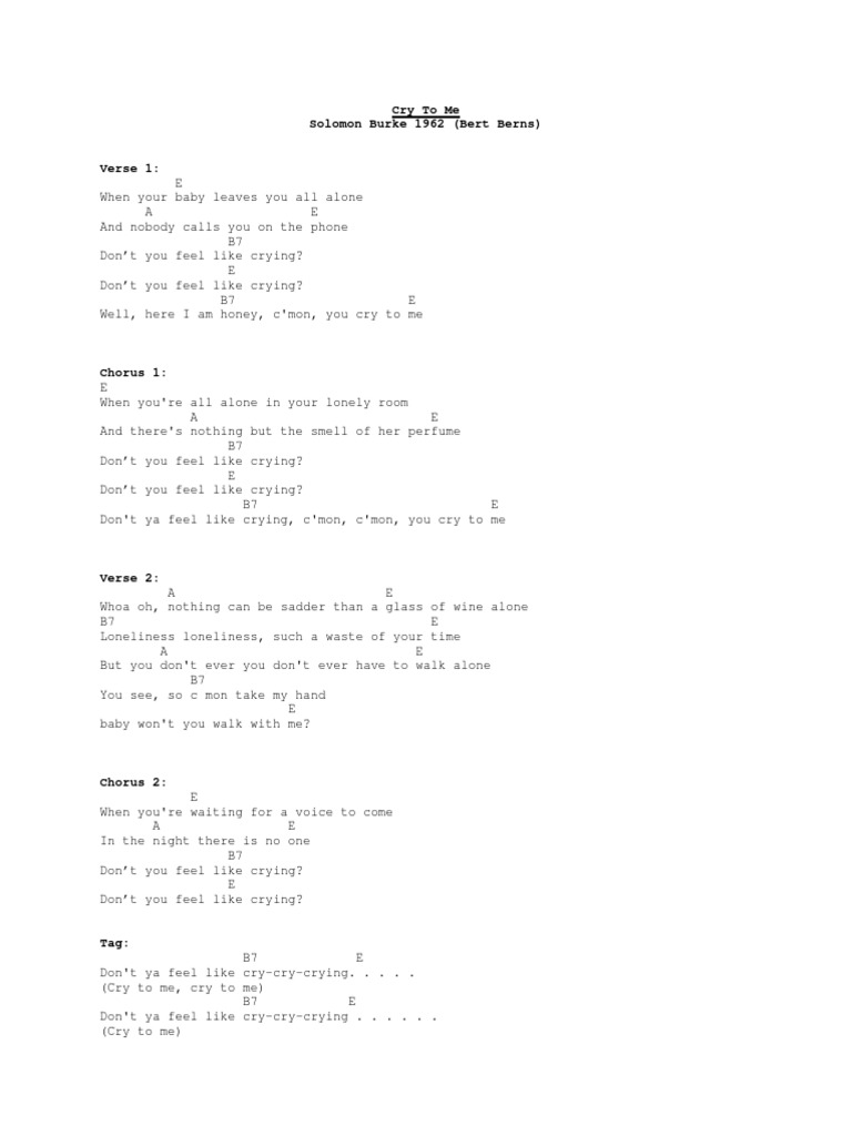 Lyrics to 