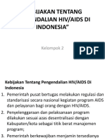 Kebijakan Tentang Pengendalian Hiv