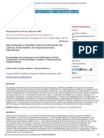 Aprendizajes y Desafíos para La Formación de Líderes Intermedios de Organizaciones Educativas