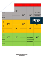 Cronograma de Evaluaciones