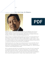 Copioso, Chris Eldon V. C3A Alfredo M. Yao, Founder, Zesto Group, The Philippines