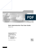 Bulk Administration Tool User Guide
