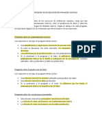 Indicaciones para La Realización de Los Ejercicios de Evaluación Continua