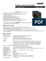 Sestos D1S-VR-220 Digital Temperature Controller 