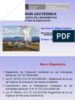 Energia Geotermica Lineamientos