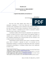 O Que É Filosofia Ecologica PDF