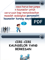 Ciri-ciri Kaunselor Yang Berkesan