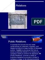 Public Relations in integrated marketing communication