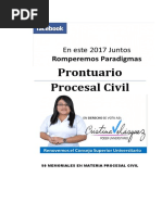 Procesal Civil Prontuario