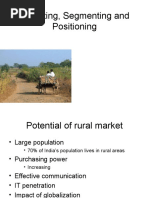 Download Targeting Segmenting and Positioning in Rural Marketing by m_dattaias SN35399429 doc pdf