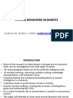 Animal Behaviors in Robotsn2 Andieri