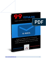 Ebook - Copia y Pega Los Mejores 99 Títulos para Lograr Que Abra Mas Tus e PDF