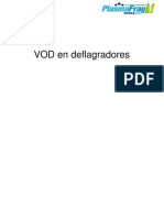 VOD y caracterización de PlasmaFrag en pruebas de terreno