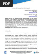 Percepção Musical Na Prática Coral