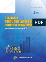Statistik Penduduk Lanjut Usia Provinsi Jawa Timur 2010