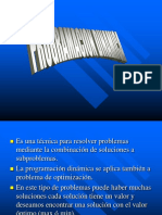 Programación Dinámica