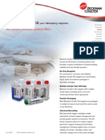 AU Clinical Chemistry Systems Menu Brochure
