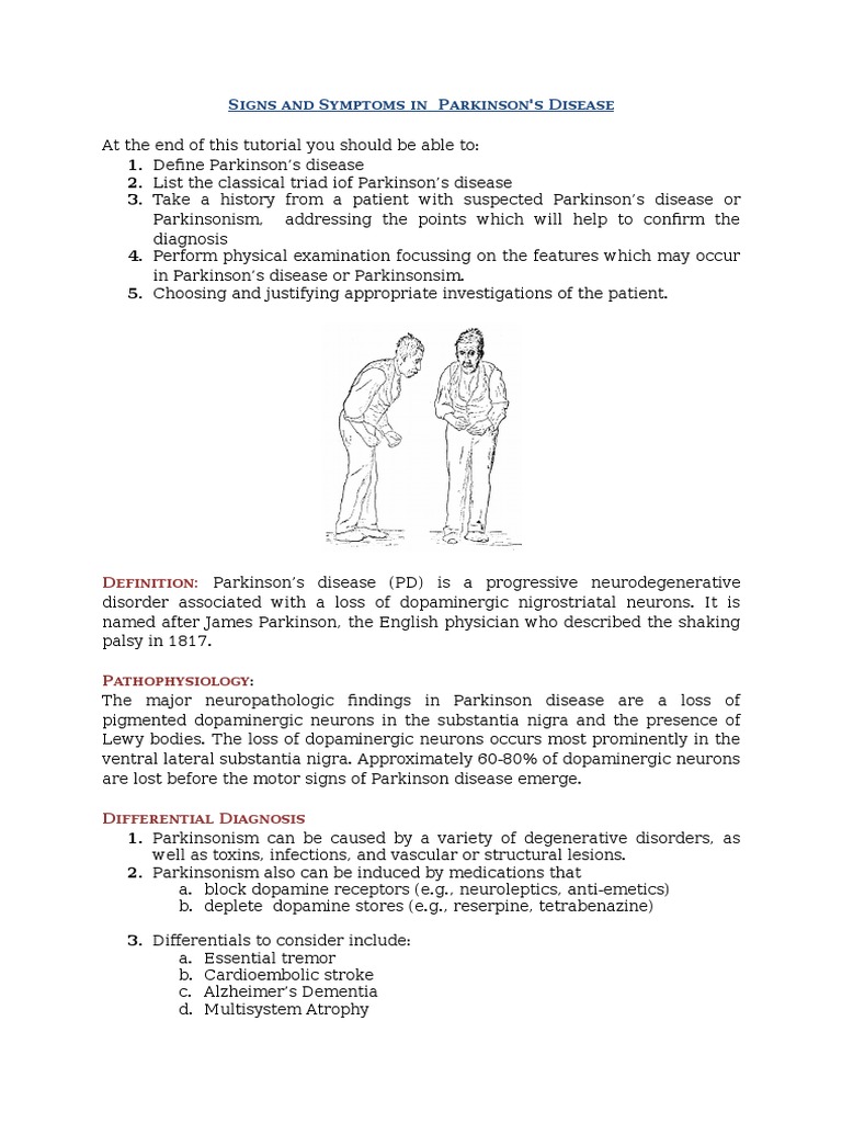3 Clinical Features of Parkinsons Disease | PDF | Parkinson's Disease ...