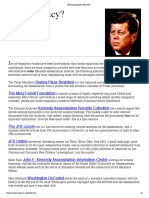 JFK Assassination Web Sites PDF