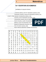 6to Grado - Matemáticas - Lectura y Escritura de Números Naturales PDF