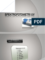 Spektrofotometer UV