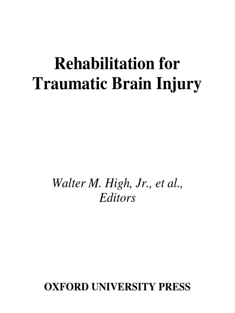 Rehabilitation For TBI PDF PDF Traumatic Brain Injury Physical Therapy