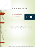 Prueba Triangular