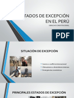 Estados de Excepción en El Perú