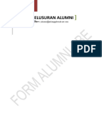 Form Isian Penelusuran Alumni ABE