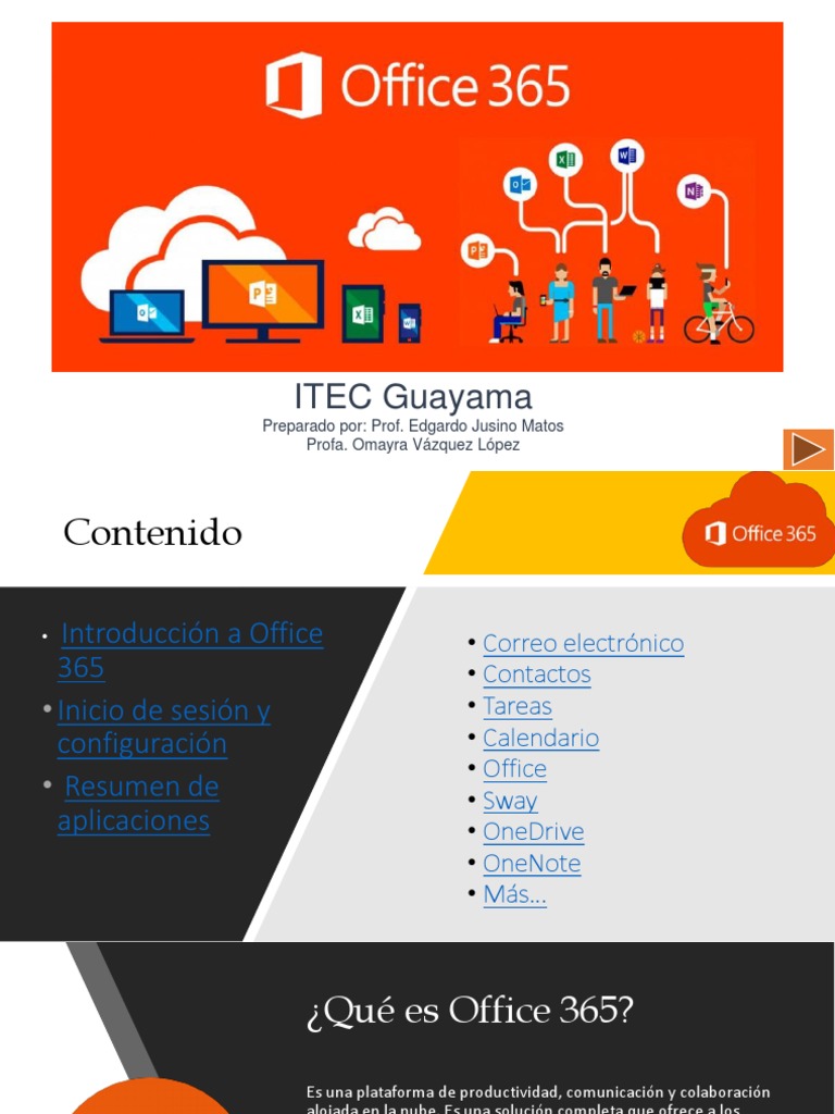 Guía de Uso de Office 365 en ITEC Guayama | PDF | Tecnología digital ...