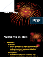 Nutrients in Milk: Calcium, Vitamins A & D, Protein